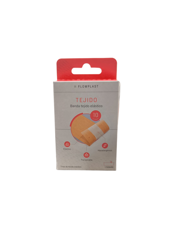 Flowplast Banda Tejido Elastico Banda 10 X 6 Cm. 10 U