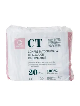 Compresa Tocológica de Algodón | Saludable Medic