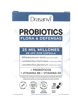Probioticos Flora & Defensas 20 capsulas Drasanvi