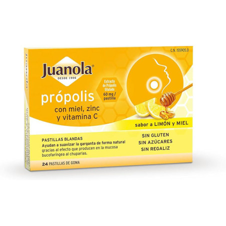 pastilla juanola propolis limon